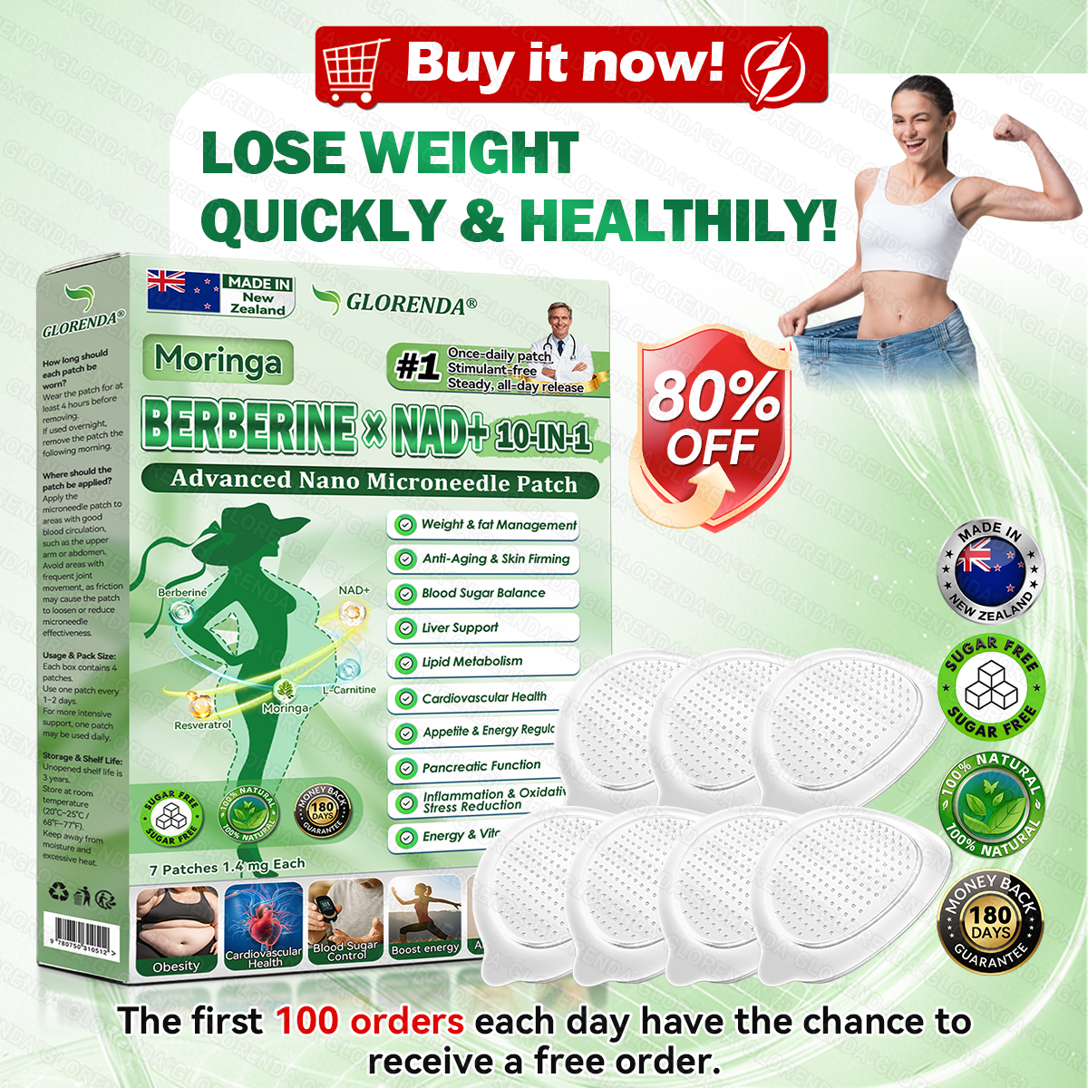 Persistence=Results!Enjoy a limited-time 30% discount on 𝐆𝐋𝐎𝑹𝑬𝑵𝑫𝗔®.Many customers opt to purchase six boxes at once (a 42-day supply) – not only does this consolidate results, but it also secures you a fantastic value bundle! 👍