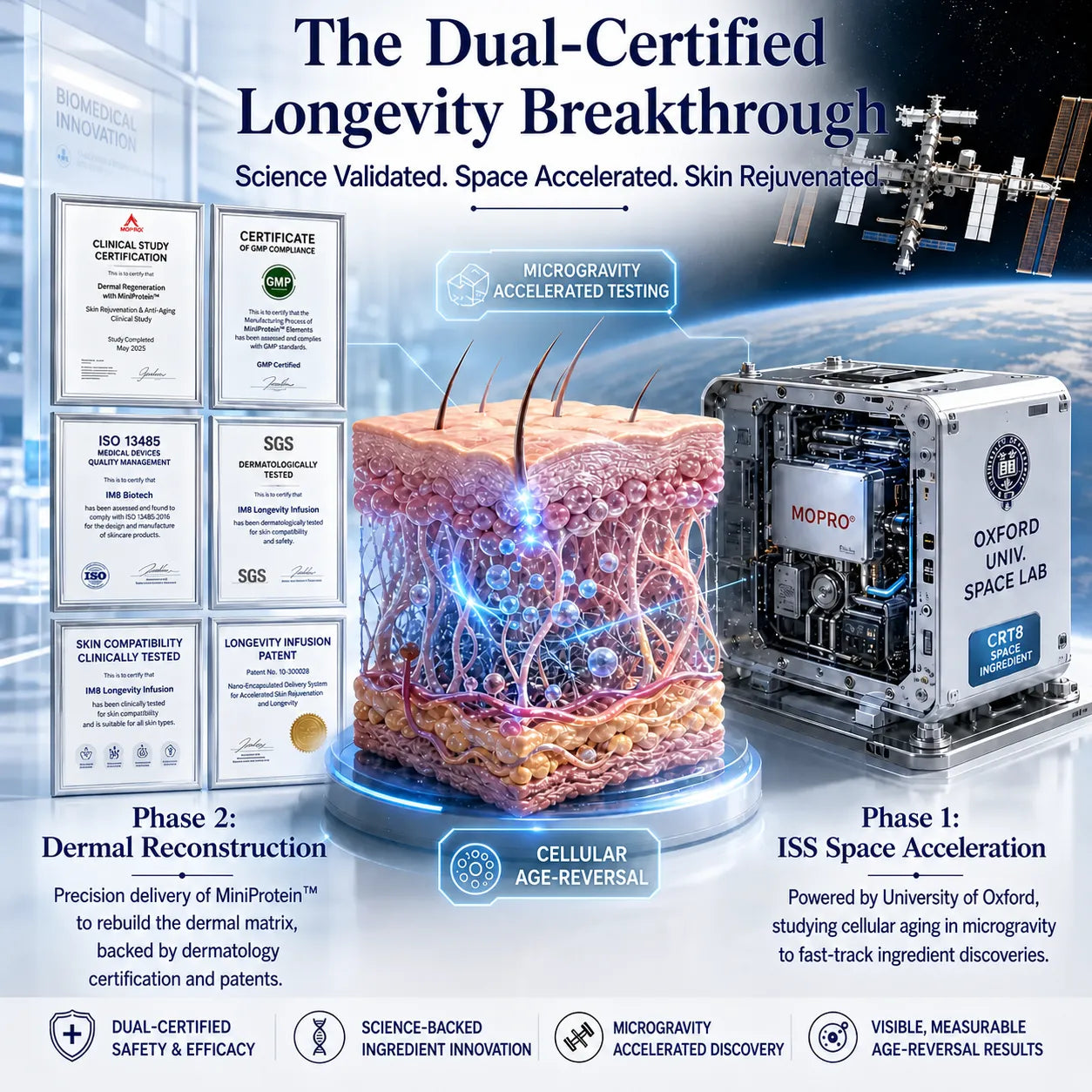 🛒 Enjoy a 30% discount today! 𝐌𝐎𝐏𝐑𝐎® 𝟖-𝐀𝐂𝐓𝐈𝐕𝐄 • LONGEVITY INFORMATION -Dual Miniprotection & 𝐂𝐞𝐥𝐥𝐮𝐥𝐚𝐫 𝐀𝐧𝐭𝐢𝐨𝐱𝐢𝐝𝐚𝐧𝐭 𝐒𝐨𝐥𝐢𝐝 𝐒𝐞𝐫𝐮𝐦 𝐒𝐭𝐢𝐜𝐤 — Now available in a 4-Stick Transformation Bundle for maximum results!